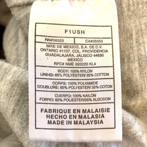 Vintage 90’s Nike Full Zip Windbreaker Jacket Men's 2XL Black White Y2K Swoosh - Picture 13 of 14